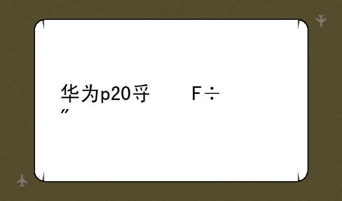 华为p20寿命一般几年