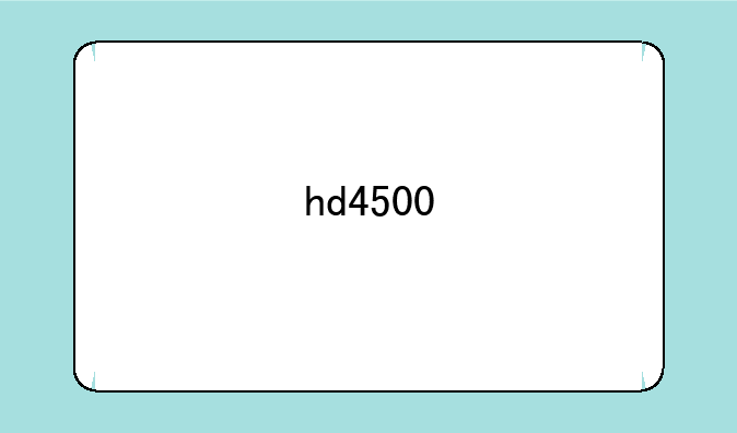 hd4500